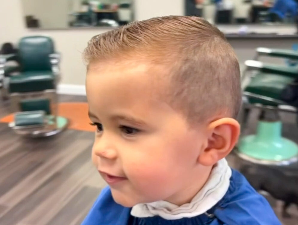kids cut at Cuts and Lather barbershop