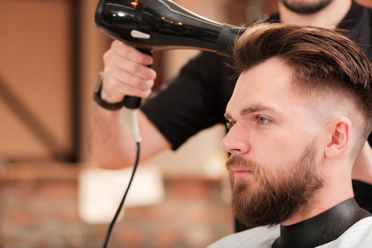 Burst fade haircut